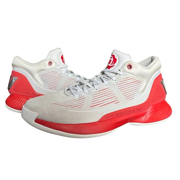 Adidas D Rose 10 Dash Scarlet Red Men Size 12 Basketball Shoes - Picture 1 of 9